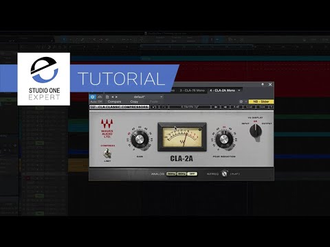 Mixing Vocals in Studio One with Waves Part 3 - CLA-2A Compressor / Limiter