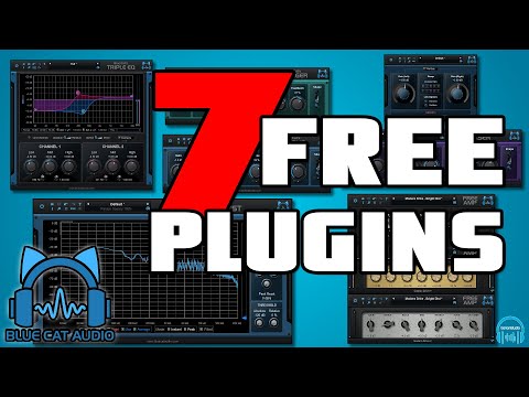 FREE PLUGIN ALERT - 7 Free Plugins From Blue Cat Audio (AAX, AU, VST)