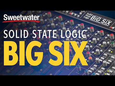 Démonstration de l'interface et du mélangeur analogique de bureau BiG SiX de Solid State Logic