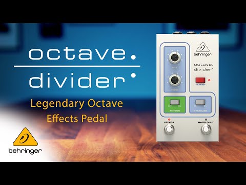 Introducing the Behringer OCTAVE DIVIDER