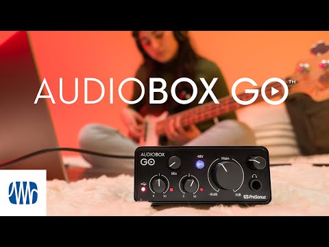 Présentation de la PreSonus AudioBox GO™ | Interface audio USB 2x2 ultra-abordable et compacte