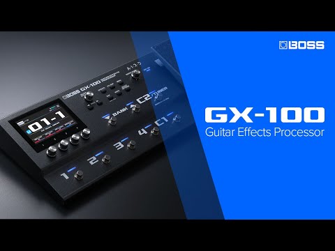 BOSS GX-100 Processeur d'effets pour guitare avec écran tactile couleur